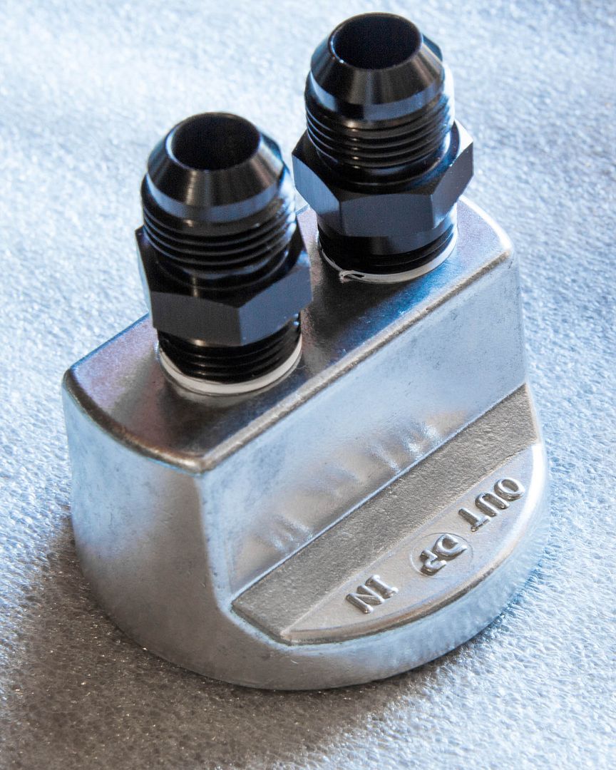 PHR Oil Filter Relocation Kit for Toyota Supra or other 2jz/1jz setups